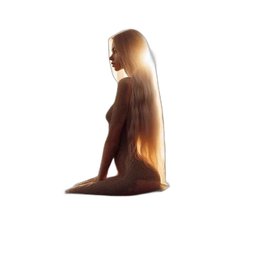 dress, hair, crown, face transparent PNG cut-out