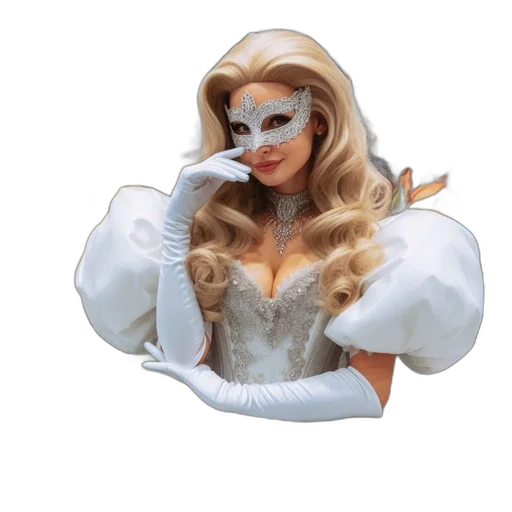mask, crown, face, jewelry transparent PNG cut-out