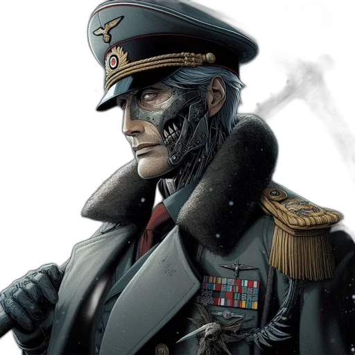 staff, jacket, hat, concept art transparent PNG cut-out