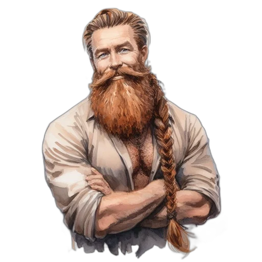 hair, staff, face, fantasy art transparent PNG cut-out
