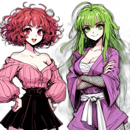 dress, anime, concept art, pixel art transparent PNG cut-out