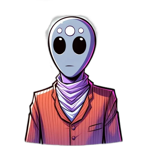 mask, robot, jacket, face transparent PNG cut-out