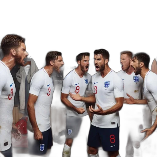 concept art, soccer, players, english transparent PNG cut-out