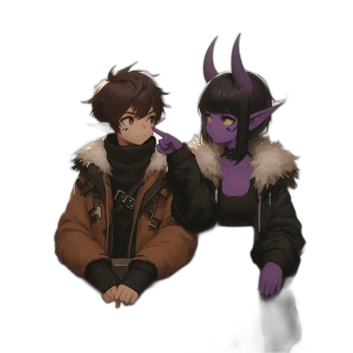 jacket, mask, dragon, creature transparent PNG cut-out