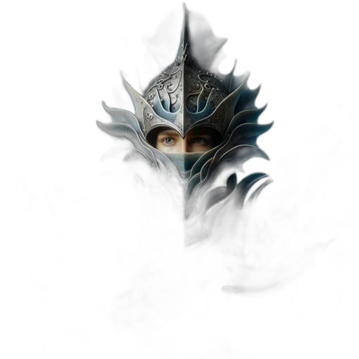 mask, dragon, face, sword transparent PNG cut-out