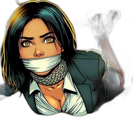 mask, jacket, comic book art, concept art transparent PNG cut-out