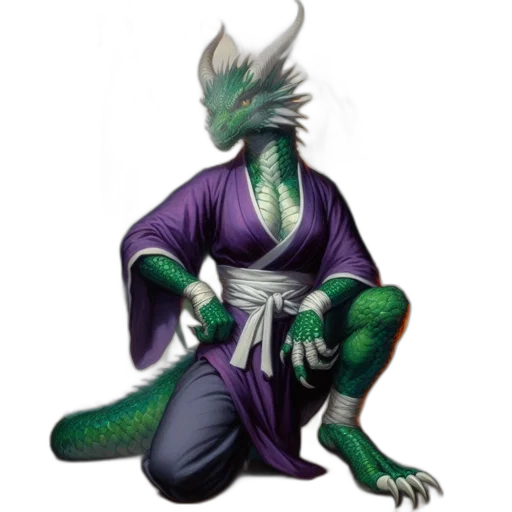 dragon, staff, creature, mask transparent PNG cut-out