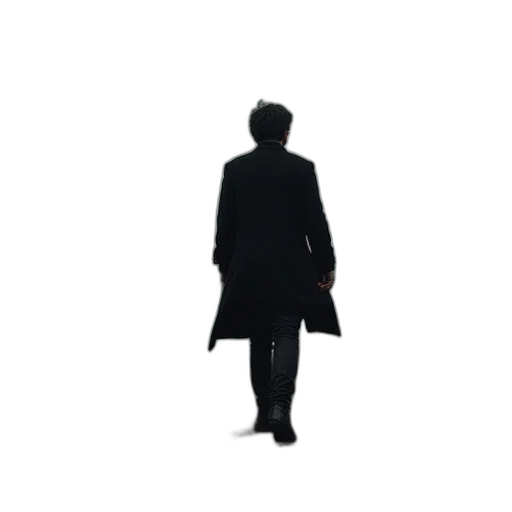 staff, jacket, umbrella, robot transparent PNG cut-out