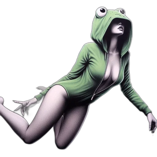 creature, dress, dragon, mask transparent PNG cut-out