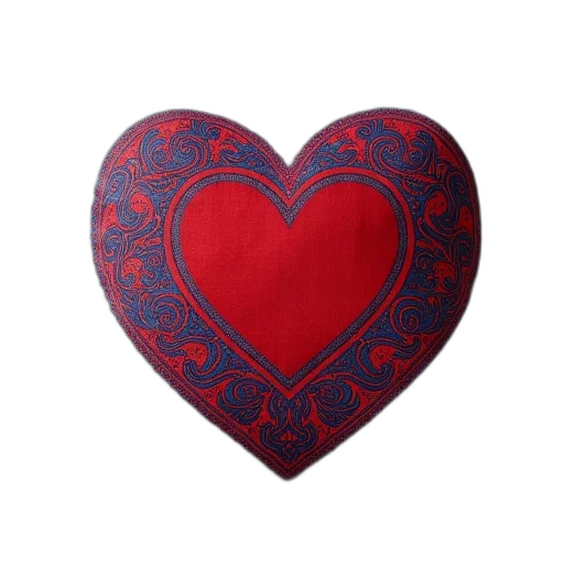 jewelry, blue, pillow, red transparent PNG cut-out
