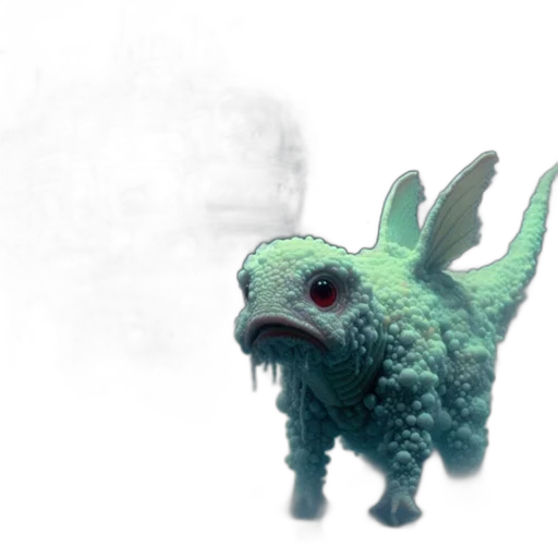 dragon, creature, animal, staff transparent PNG cut-out