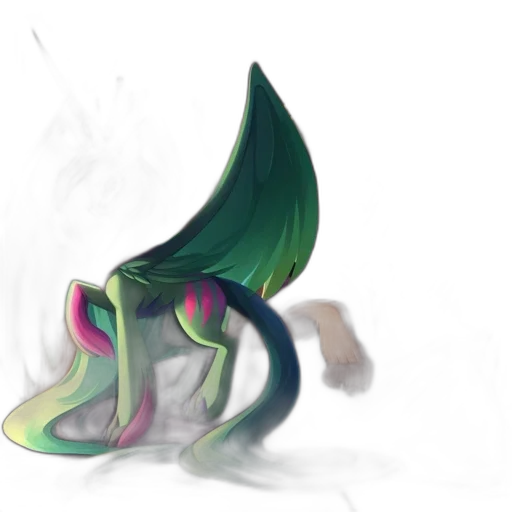 dragon, creature, hair, mask transparent PNG cut-out