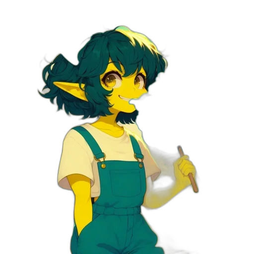staff, mask, dress, creature transparent PNG cut-out