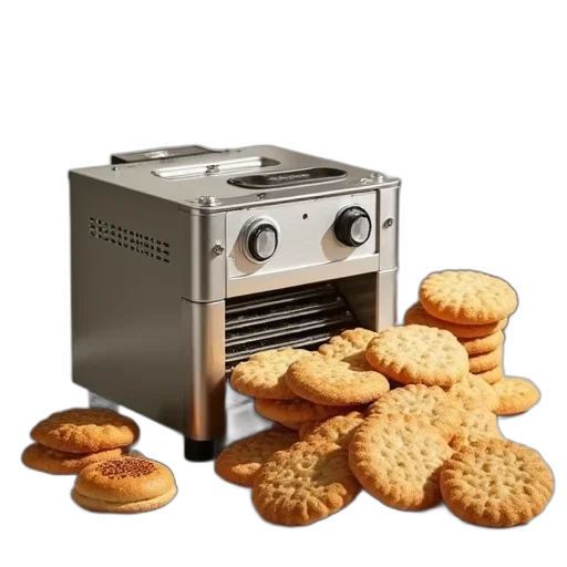 food, robot, 3d render, hot transparent PNG cut-out
