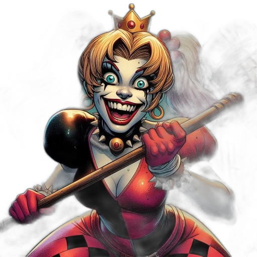 crown, staff, comic book art, concept art transparent PNG cut-out