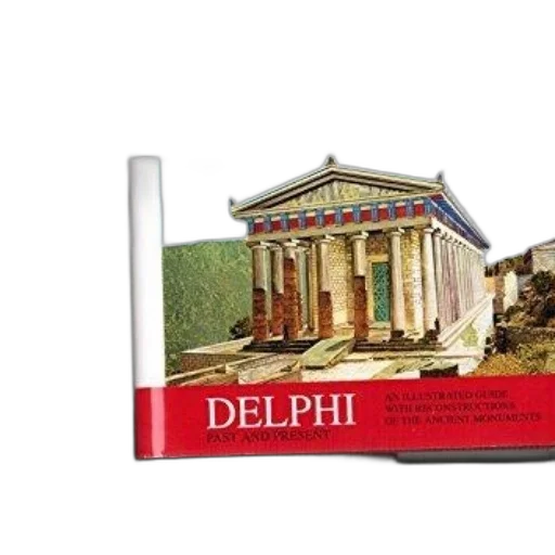 book, titled, delphi, past transparent PNG cut-out