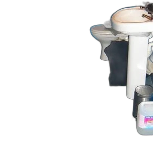 robot, bathroom, blue, walls transparent PNG cut-out