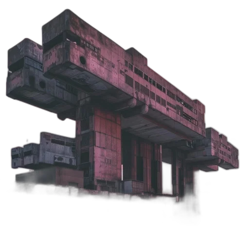building, robot, weapon, car transparent PNG cut-out