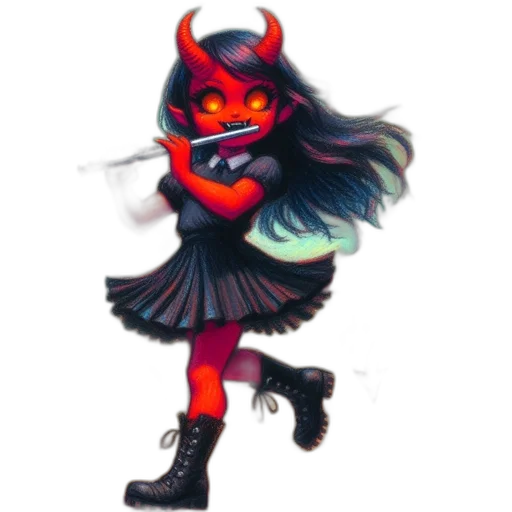 mask, dragon, staff, creature transparent PNG cut-out