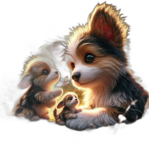 animal, creature, concept art, photorealistic transparent PNG cut-out