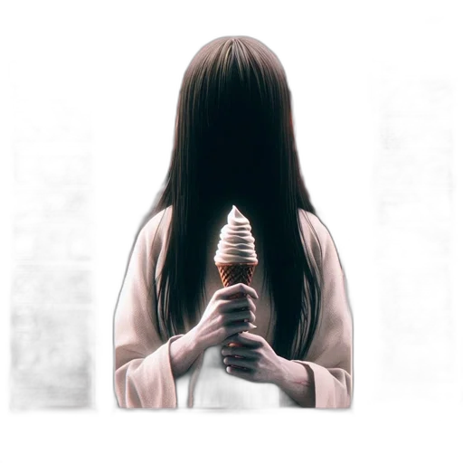 hair, weapon, face, staff transparent PNG cut-out
