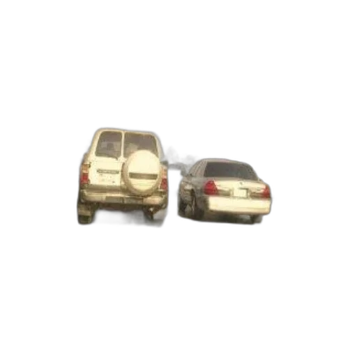 car, 3d render, humorous, meme transparent PNG cut-out