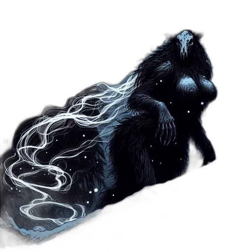 hair, dragon, animal, creature transparent PNG cut-out