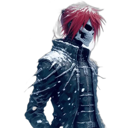 jacket, mask, robot, concept art transparent PNG cut-out