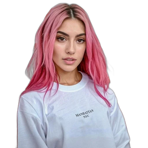 hair, jacket, dress, face transparent PNG cut-out