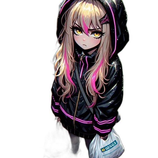 jacket, face, mask, staff transparent PNG cut-out