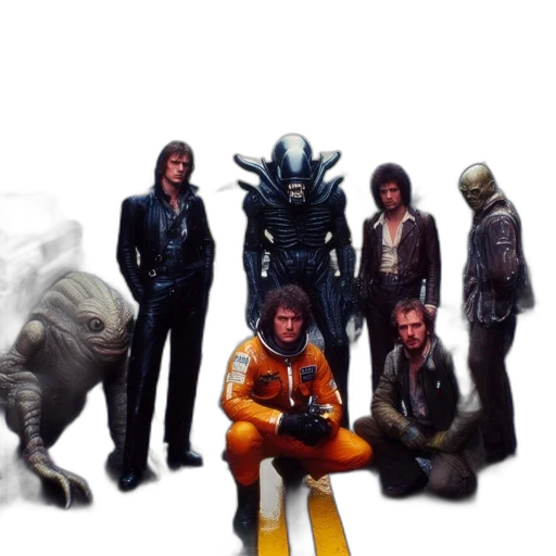 jacket, concept art, comic book art, fantasy art transparent PNG cut-out