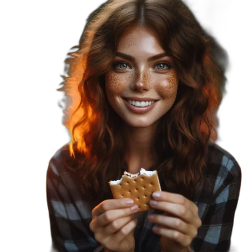 face, food, photorealistic, concept art transparent PNG cut-out