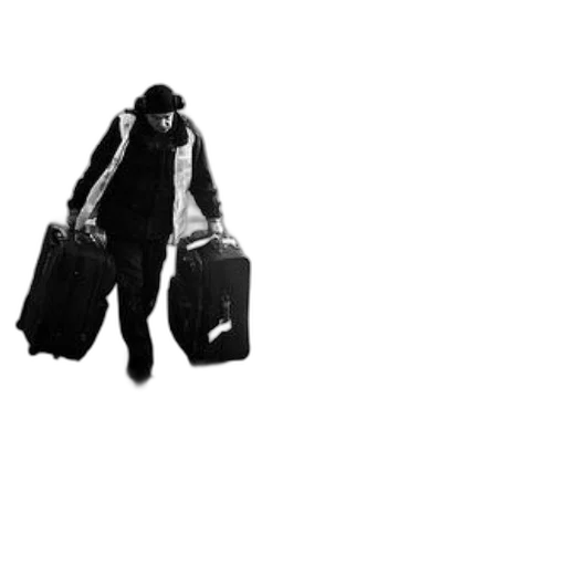 jacket, staff, umbrella, shoes transparent PNG cut-out