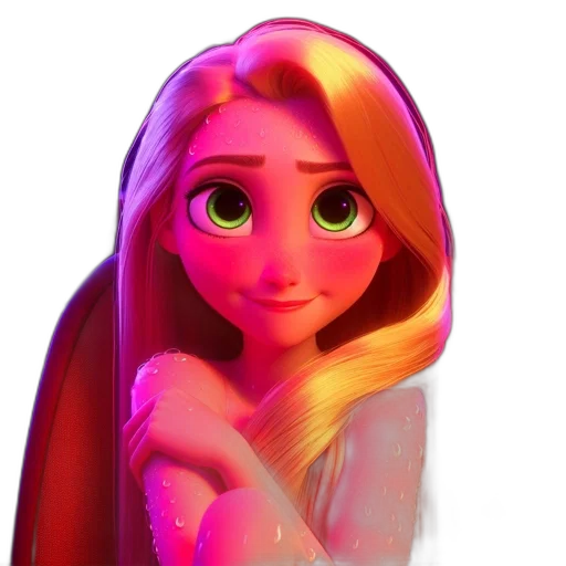 dress, face, crown, hair transparent PNG cut-out