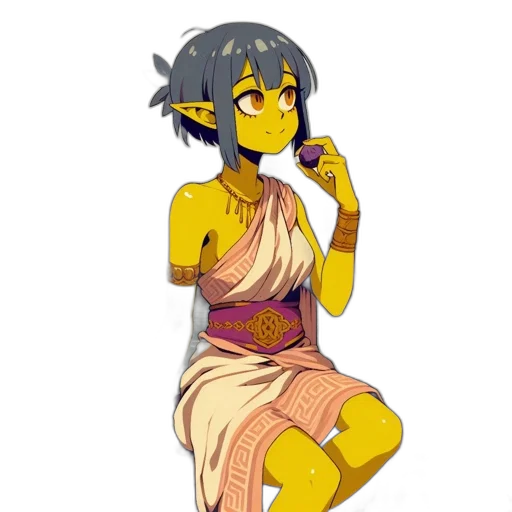 dress, staff, pixel art, fantasy art transparent PNG cut-out