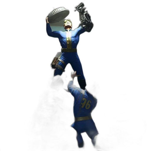 staff, robot, sword, crown transparent PNG cut-out