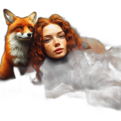 animal, creature, photorealistic, fantasy art transparent PNG cut-out
