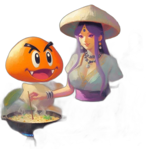 food, hat, concept art, pixel art transparent PNG cut-out
