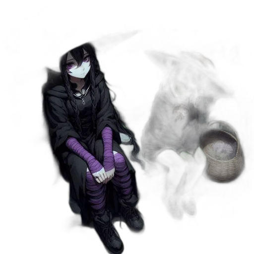 mask, staff, creature, robot transparent PNG cut-out