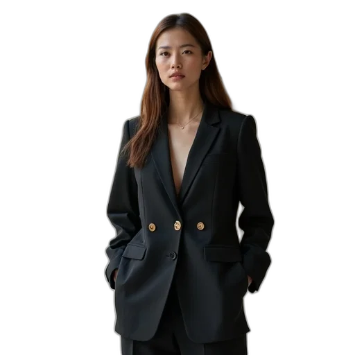 jacket, staff, dress, jewelry transparent PNG cut-out