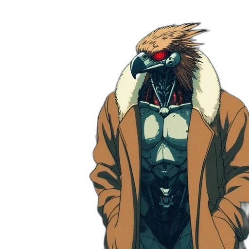 jacket, mask, animal, creature transparent PNG cut-out