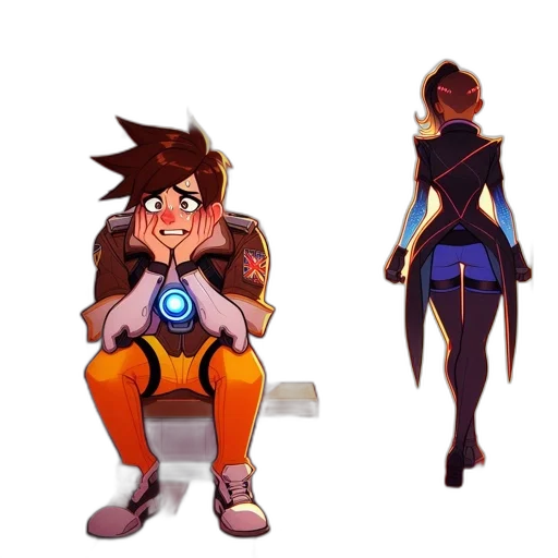 concept art, pixel art, fantasy art, anime transparent PNG cut-out