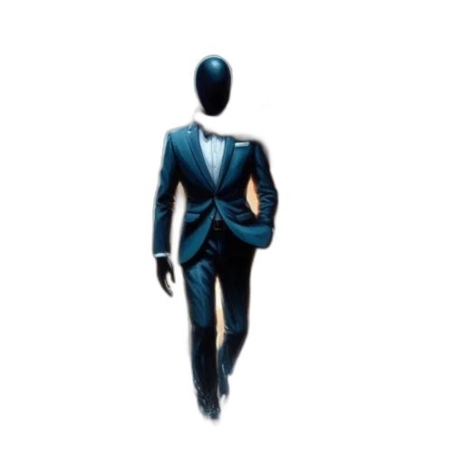 robot, jacket, staff, mask transparent PNG cut-out