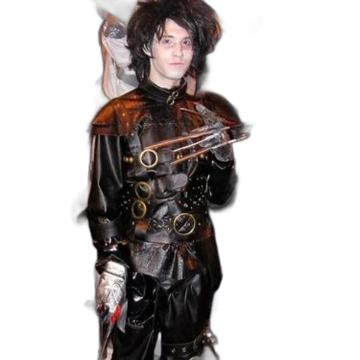 staff, jacket, robot, weapon transparent PNG cut-out