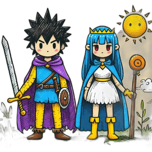 sword, staff, pixel art, anime transparent PNG cut-out