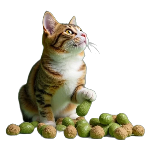 food, animal, photorealistic, 3d render transparent PNG cut-out
