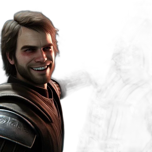 face, staff, concept art, fantasy art transparent PNG cut-out