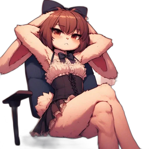 dress, creature, furniture, hat transparent PNG cut-out
