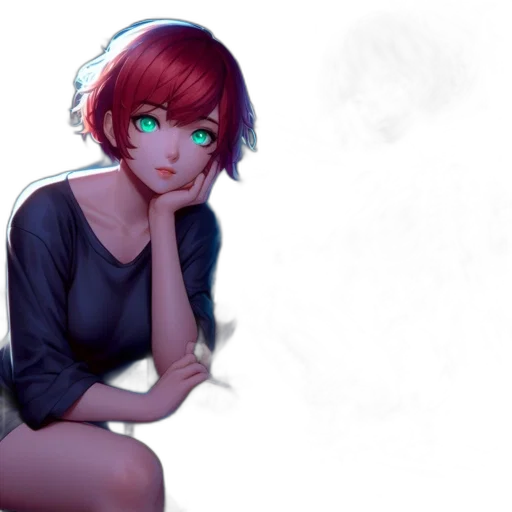 dress, face, robot, staff transparent PNG cut-out