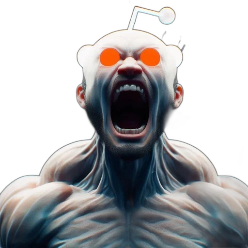 mask, creature, face, robot transparent PNG cut-out
